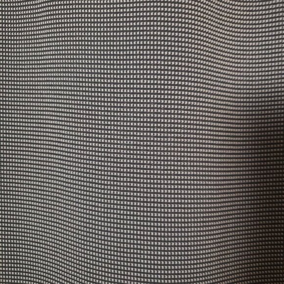 Karen Scott Skirt Size 14 Petite Black Cream Check Lined Zip Back - Picture 5 of 8